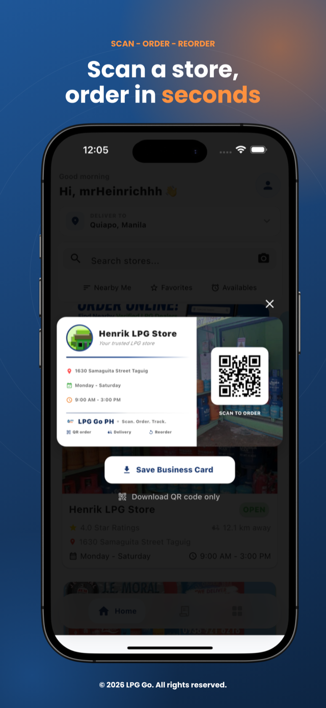 Scan to order